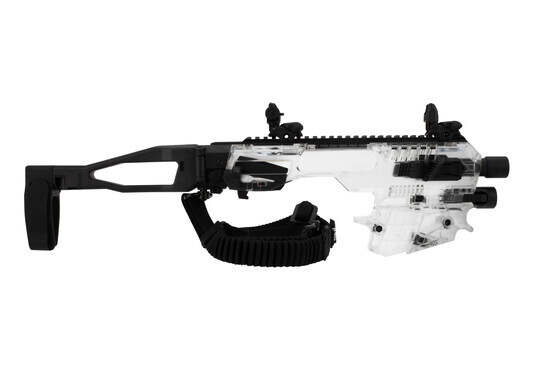 CAA XDM micro conversion kit in clear with folding sights